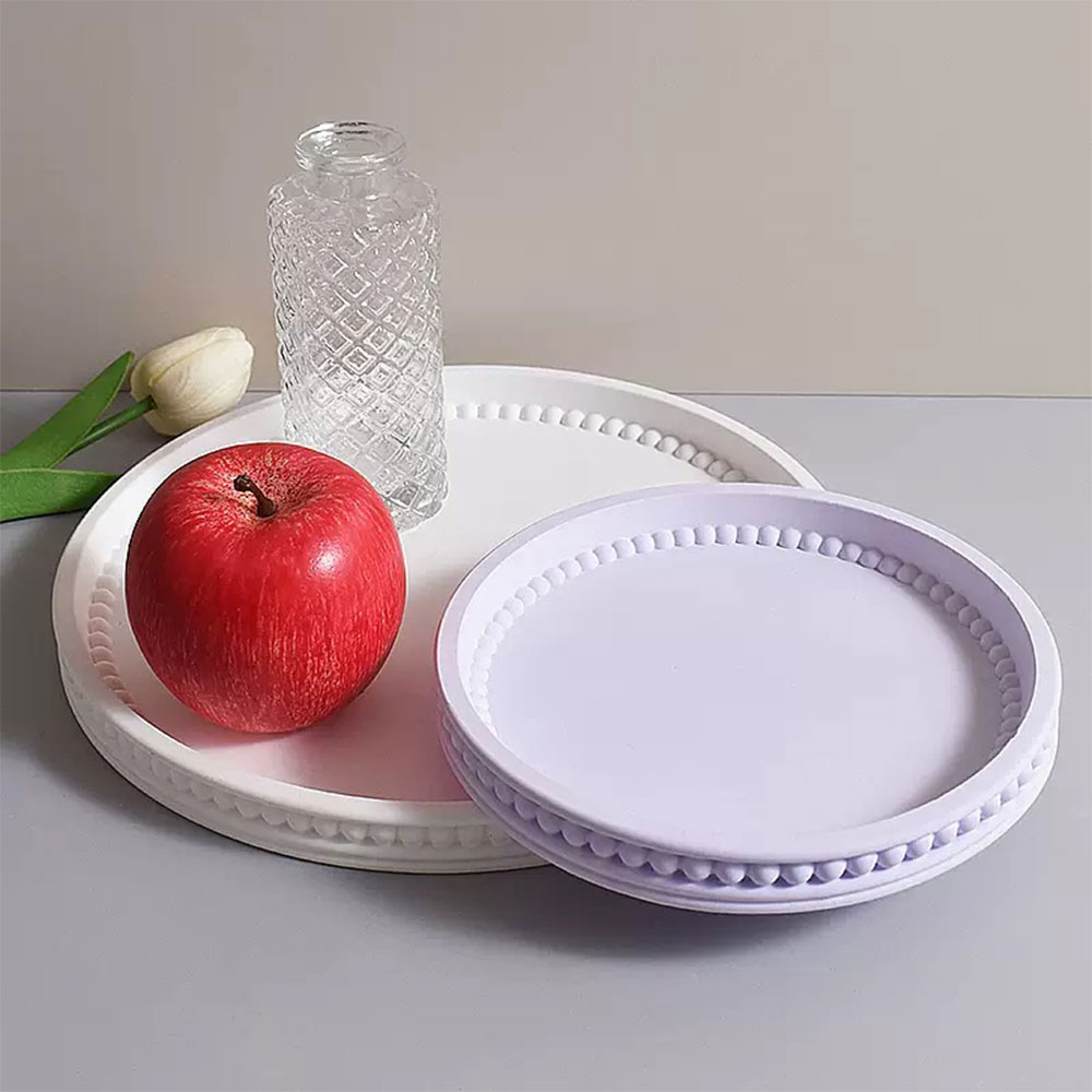 Coaster Mold Round - صينية تخزين مستديرة قالب من السيليكون