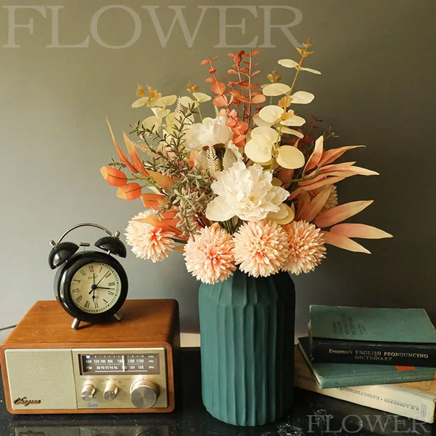Dried Flower Bulk - باقة زهور الهندباء الاصطناعية، زهور مجففة