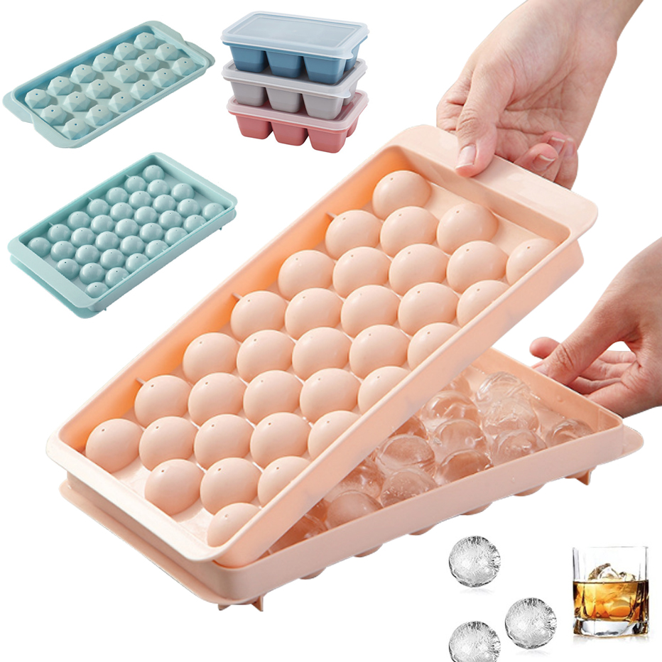 Coaster Mold Round - ثلاثية الأبعاد صينية مكعبات الثلج المستديرة