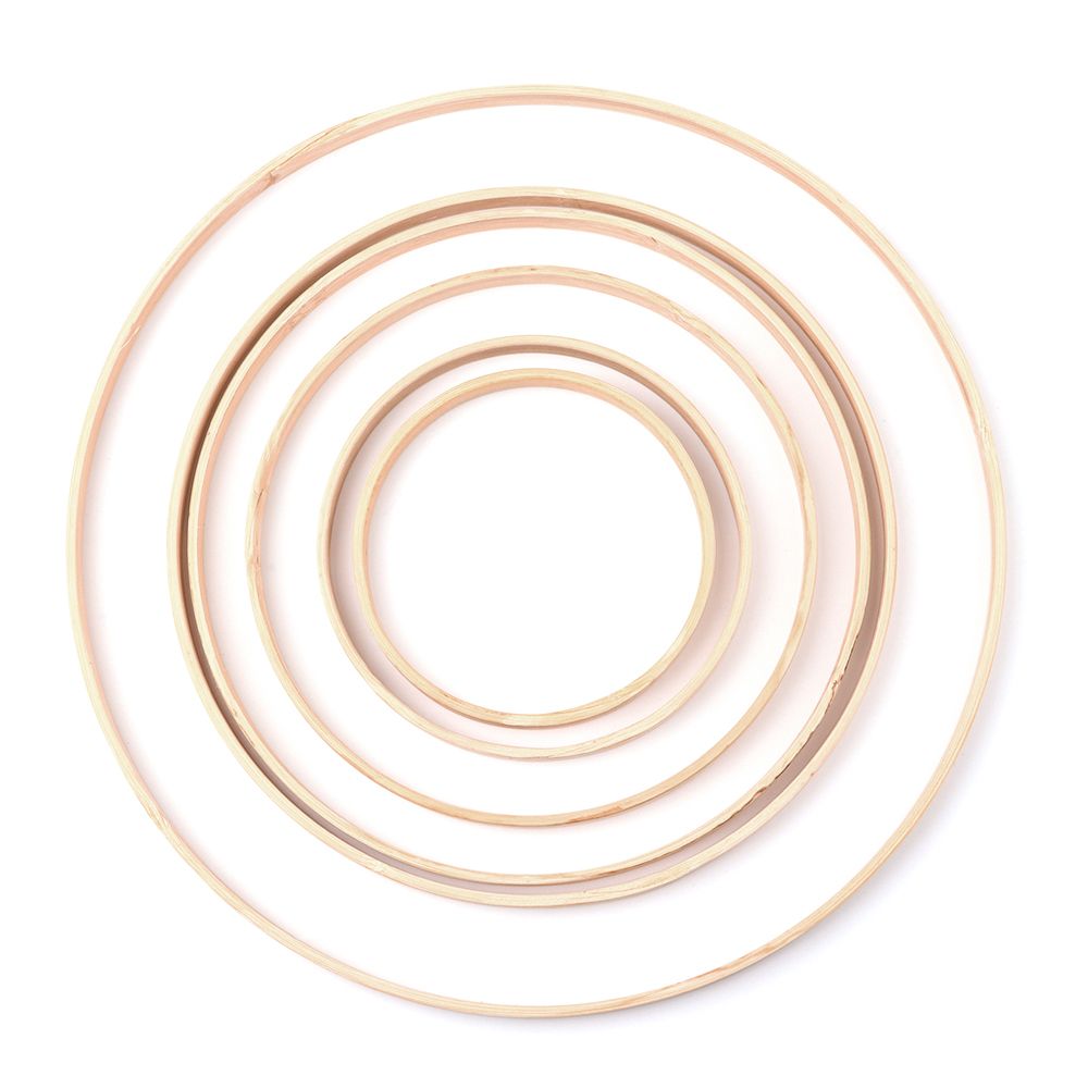 10 قطعة 10/12/15/18/20/26 سنتي - مراجعة Wood Ring Blank وسعره