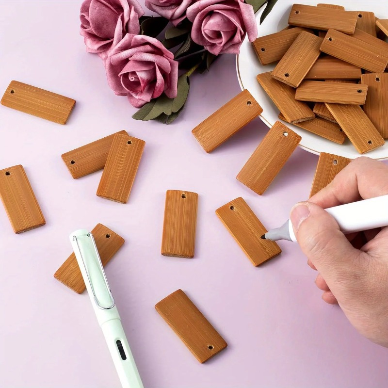 100 قطعة من قطع الخشب الطبيعي  - مراجعة Wood Ring Blank وسعره