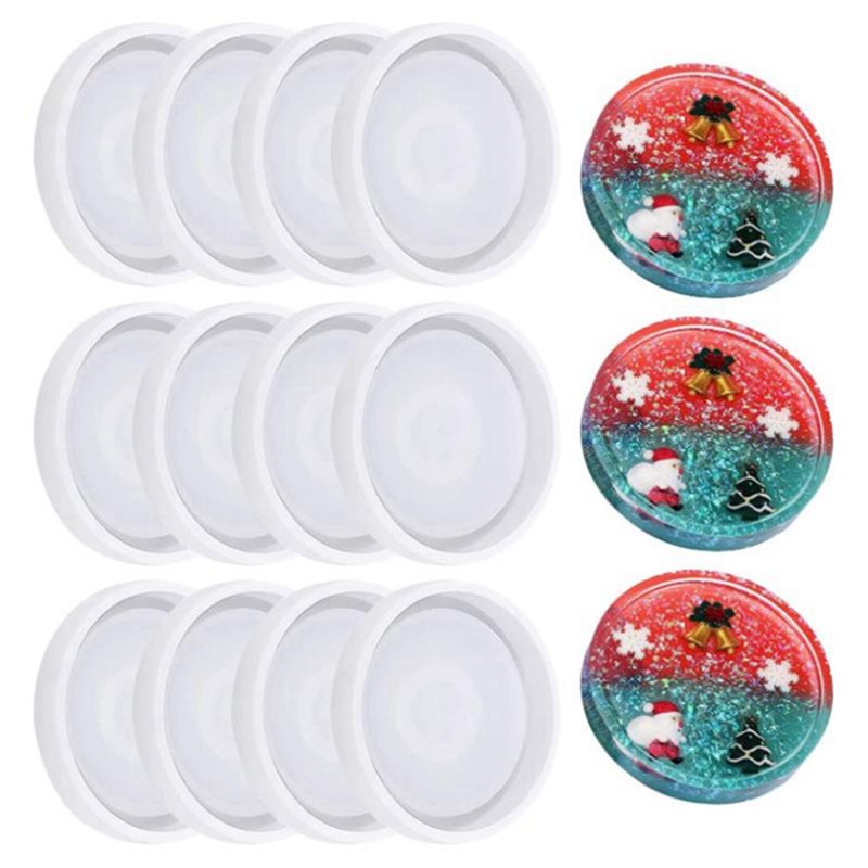 75STO-36 مجموعة قوالب سيليكون  - مراجعة Coaster Mold Round وسعره