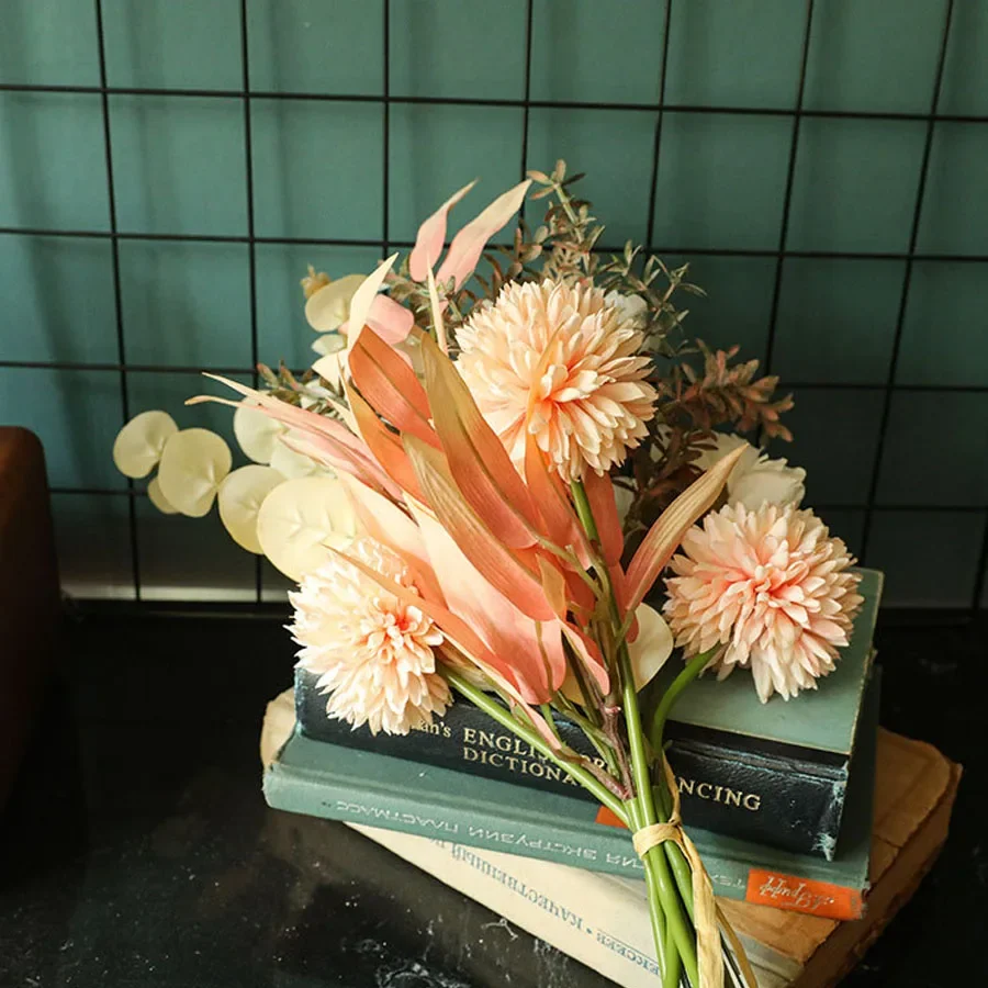 باقة زهور الهندباء الاصطناعية، - مراجعة Dried Flower Bulk وسعره