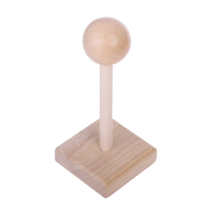 لعبة خشبية على شكل برج قوس قزح - مراجعة Wood Ring Blank وسعره