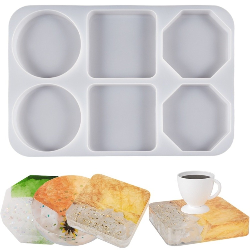 قوالب سيليكون بسيطة ومبتكرة لص - مراجعة Coaster Mold Round وسعره